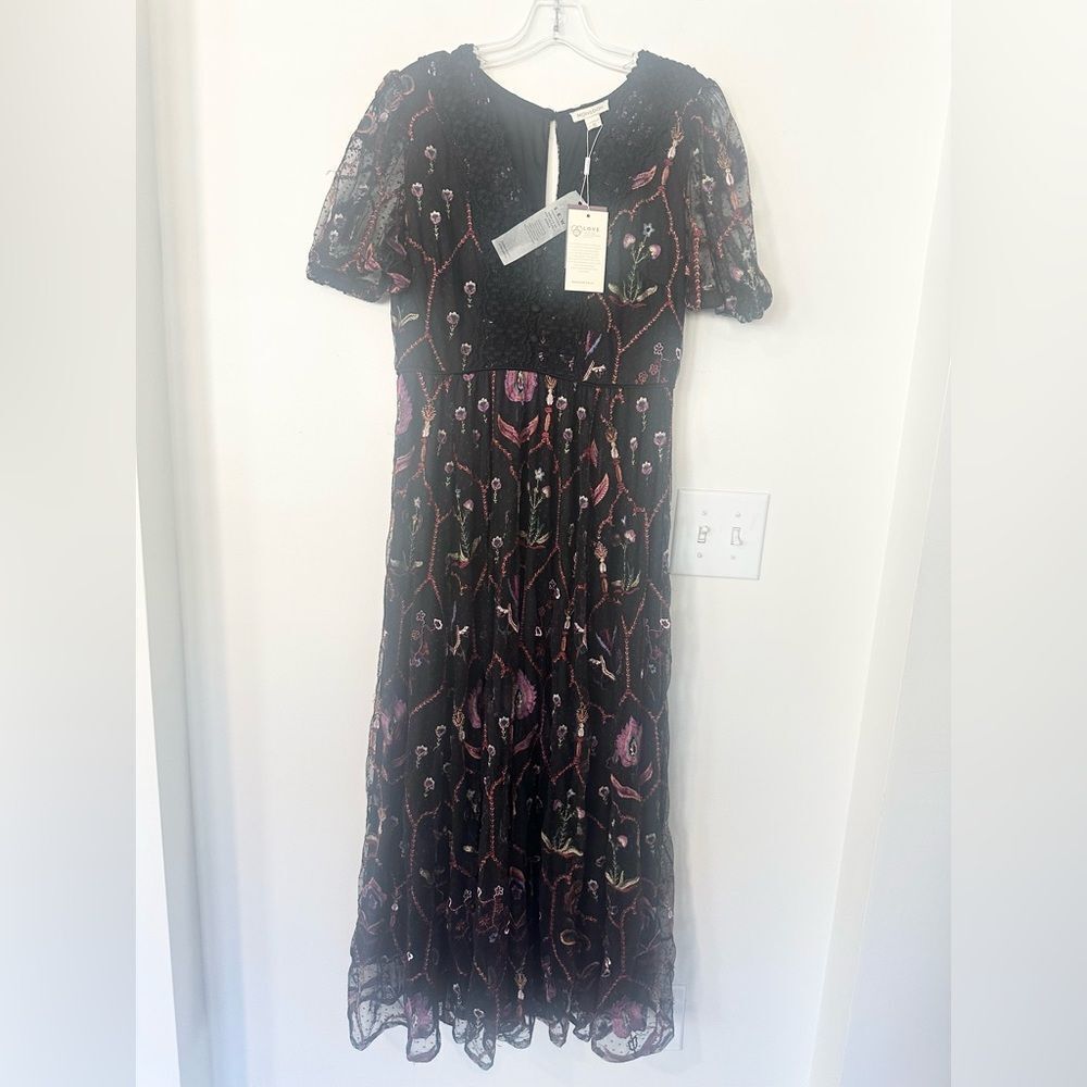 Monsoon Floral Embroidered Maxi/Midi Dress 12